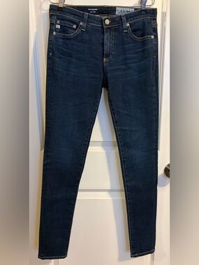 Ag Adriano Goldschmied The Legging Super Skinny Jeans - Dark Blue